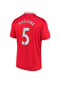 Manchester United Harry Maguire #5 Fotballdrakt Hjemme Klær 2022-23 Korte ermer